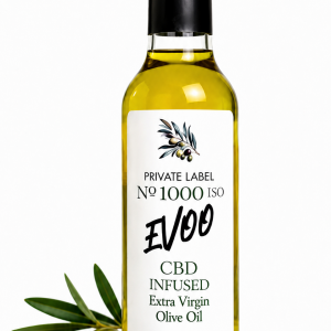 CBD Infused Extra Virgin Olive Oil EVOO 1000mg Isolate 5oz bottle