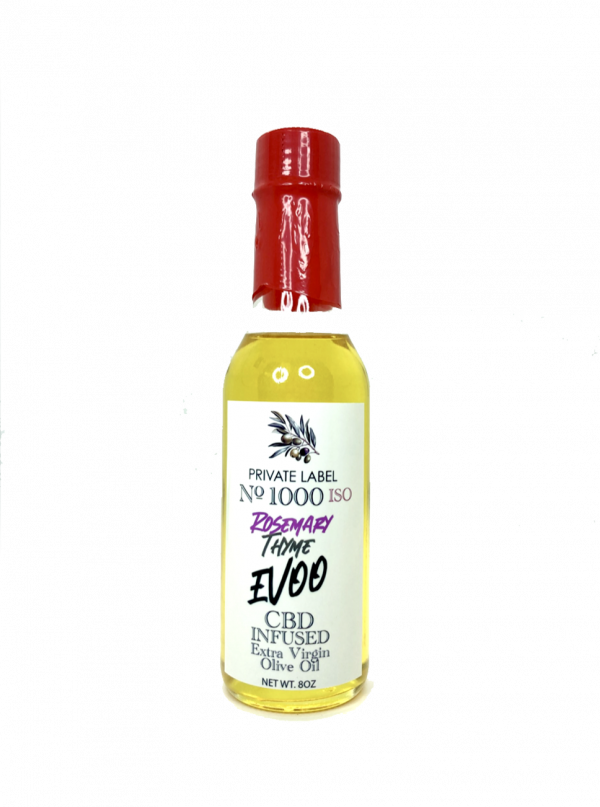 CBD Infused Extra Virgin Olive Oil 1000mg CBD Isolate - Rosemary & Thyme