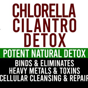Chlorella Cilantro Heavy Metal Detox - Liquid Tincture in EVOO