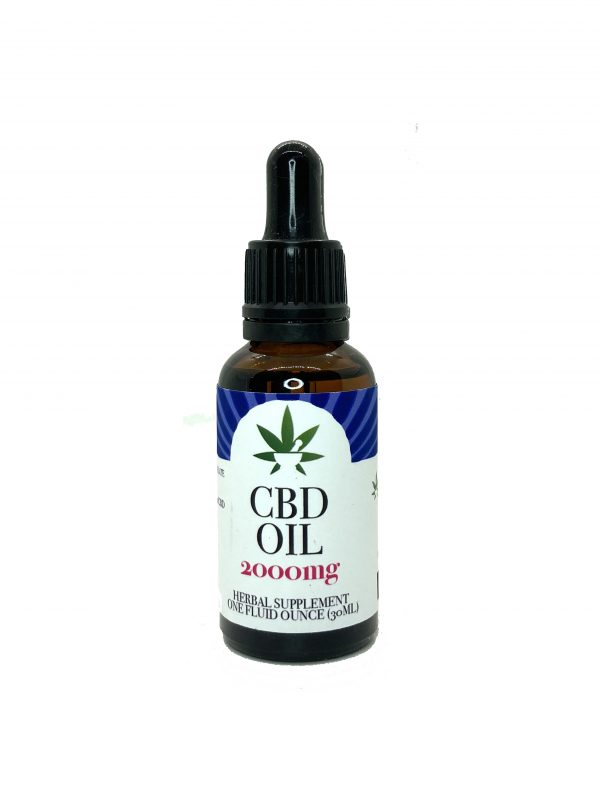 CBD Isolate 2000mg Tincture 30ml