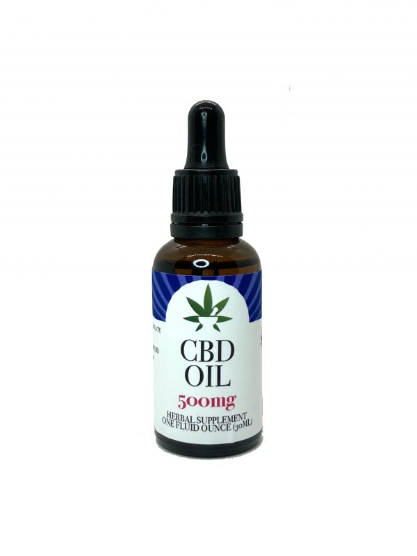 CBD Isolate 500mg Tincture 30ml