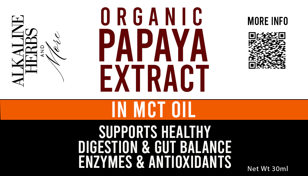 Organic Papaya Extract in MCT Oil 30ml