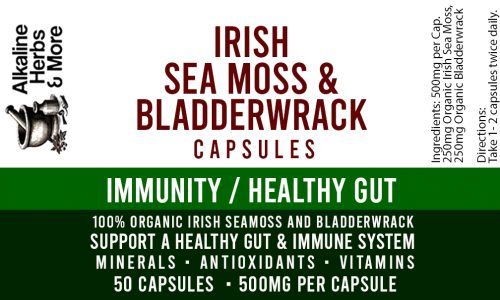 Irish Sea Moss & Bladderwrack 50 Capsules