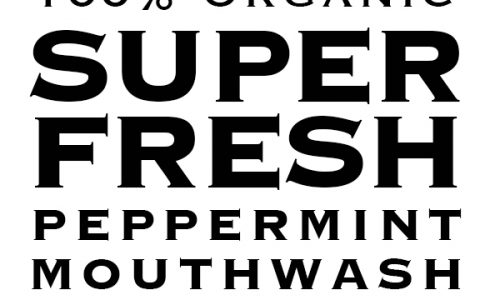Super Fresh Peppermint Mouthwash 16oz