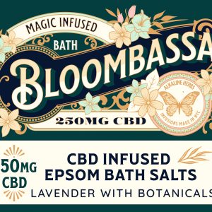 Bloombassa CBD Infused Epsom Salts Bath Tea