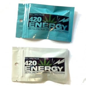 420 Energy Capsules CBD Full Spectrum 1 Serving Quick Pack