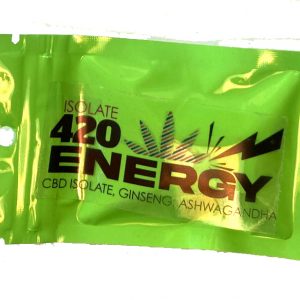 420 Energy Capsules CBD Isolate 1 Serving Quick Pack