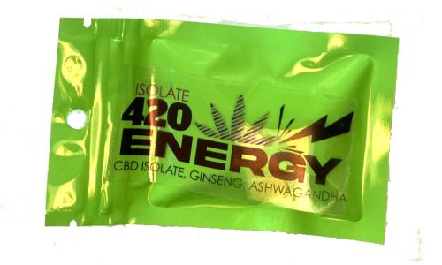 420 Energy Capsules CBD Isolate 1 Serving Quick Pack