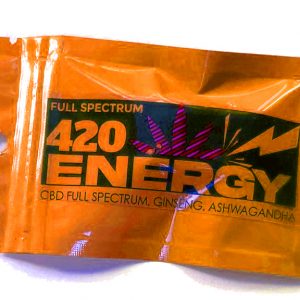 420 Energy Capsules CBD Isolate 2 Servings Quick Pack