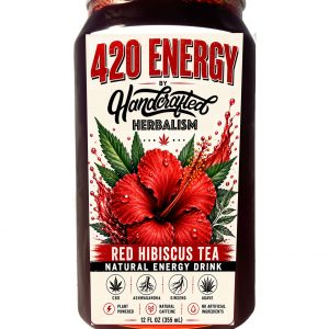 420 Energy Drink - Hibiscus, CBD, Ashwagandha, Ginseng, Agave