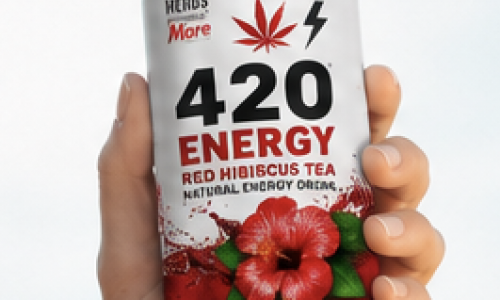 420 Energy Drink - Hibiscus, CBD, Ashwagandha, Ginseng, Agave